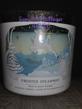Bath & Body Works 3-Wick Candle Frosted Spearmint